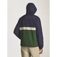 thumbnail image 3 of Chaps Men’s and Big Men’s Heritage Colorblocked Hooded Rain Jacket, Sizes S–2XL, 3 of 6