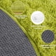 thumbnail image 5 of Alfombra Quntue Verde Pasto Ultra Suave y Esponjosa 180x180cm para Dormitorio, 5 of 9