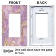 thumbnail image 3 of Yayeee Rocker Switch Wall Plate 1-Gang 4.6"x2.9" Home Decorative Outlet Cover, Pastel Pink Marble Pattern, 3 of 6