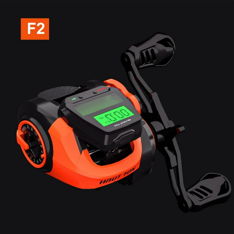 7.2:1 Rechargeable Digital Fishing Baitcasting Reel Line Counter
