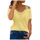 thumbnail image 1 of Tops Para Mujer Elegante Blusa Casual Camisas Fuera Del Hombro Moda Con Cuello en V Encaje Patchwork Sólido Caims Top Odeerbi  ODB166847, 1 of 8