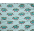 thumbnail image 4 of oneOone Polyester Lycra Fabric Lotus Block Print Fabric By The Yard 56 Inch Wide, 4 of 4