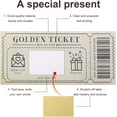 thumbnail image 3 of 6 Pcs Golden Ticket Scratch Off Cards with Envelopes, Scratch & Reveal Surprise Ticket Scratch Card Reveal Surprise for Anniversaries Christmas Birthday Gift, 3 of 7