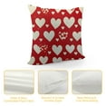 thumbnail image 4 of ARISTURING  Valentines Pillow Covers, Red Love Heart Decorative Throw Pillows for Couch, Valentine's Day Anniversary Outdoor Decor Pillowcase Cushion Cover for Bed Sofa, 4 of 5