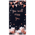 thumbnail image 2 of Decorative Design Farewell Party Banner Stars Design Goodbye Banner Pink Balloon Elements We Will Miss You for Farewell Party Office Event Home Decoration, 2 of 8