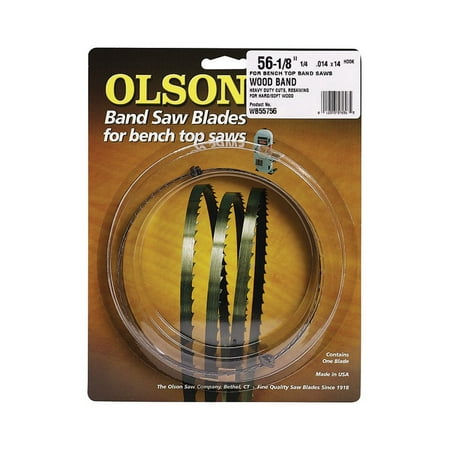 Carbon Replacement Band Saw Blade - Bench-top Bandsaw Blade, .25 X 56-1/8