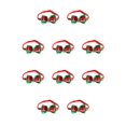 thumbnail image 1 of Methold Collar de perro, pajarita, moda encantadora, decoraciones para el cuidado de mascotas, suministros de hebilla para cachorros, gatos, tipo 13 10piezas, 1 of 6