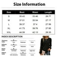 thumbnail image 3 of Womens Tops Women's Solid Color Casual Knit Pullover Puff Long Sleeve T-Shirt Tops, 3 of 8