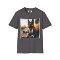 thumbnail image 2 of German Shepherd "I would rather be on the beach" Unisex Softstyle T-Shirt, 2 of 10