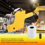 Portable 10 Digits 2 Lines Labeler MX-6600 Durable Price Tag Gun With 5 Volume Tags Handheld Price Labeling Tool