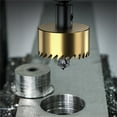 thumbnail image 5 of Titanium Step Drill Bit,High Speed Steel Drill Cone Bits for Sheet Metal Hole Drilling Cutting, HSS Multi Size Hole Stepped Up Unibit for DIY Lovers Electrician Sliver 14Mm, 5 of 6