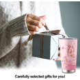 thumbnail image 3 of Butterfly Gifts for Women Pink Butterfly Tumbler Gifts for Mother's Day Christmas Birthday Best Butterfly Gift Ideas for Girls Mom Daughter Wife-20oz Stainless Steel Butterfly Coffee Mug Cup, 3 of 6
