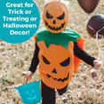 thumbnail image 4 of Teal Pumpkin Bucket 8.5 in (1 Pack)-Official Teal Pumpkin Project Allergy-Friendly Candy Pail Accessory and Party Decoration Supplies, Plastic Bowl w Handle, 4 of 5