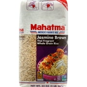 Mahatma Jasmine Brown Rice, Thai Fragrant Whole Grain Rice, 2 lb Bag