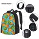 thumbnail image 3 of Easygdp Pineapple Mochila para Niños y Niñas con Set de Caja de Almuerzo y Estuche para Lápices 3 en 1, Mochila Escolar Estampada para Adolescentes, 3 of 7
