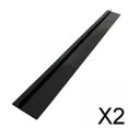 thumbnail image 1 of Protector de Cocina en Silicona, Cubierta Anti Derrames, 21 Pulgadas, Color Gris , Negro 21 pulgadas, 2 piezas, 1 of 8