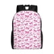 thumbnail image 1 of Fotbe Pink bows Mochila de Viaje para Laptop, Mochila Ejecutiva Delgada y Resistente 15.6", 1 of 8