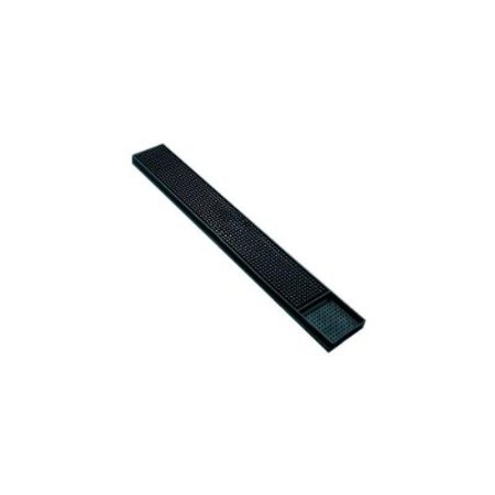Black Bar Mat - Spill-Stop 160-02 3.25 x 24 Black Bar Mat