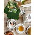 thumbnail image 4 of St. Patrick’s Day Shamrock Kitchen Dish Towels for Drying Dishes Set of 2, Dark Green Books Cups Lucky Leaf Waffle Weave Microfiber Hand Tea Bathroom Towels Quick Dry & Absorbent Towel 15.7x23.6, 4 of 7