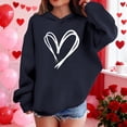 thumbnail image 6 of Maean Heart Sweatshirt for Girls Hooded Graphic Pullover Sweatshirts Cute Spring Long Sleeve Tops, 6 of 7