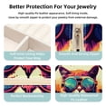 thumbnail image 3 of Retro Cat Travel Portable Square Decorative Box Jewelry Stand: All-in-One Earring Holder, Ring Keeper, Necklace & Bracelet Organizer - Storage Box for Girls and Women, 3 of 6