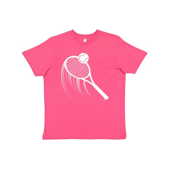 Inktastic Swinging Tennis Racket Youth T-Shirt