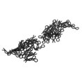 thumbnail image 1 of Riousery 60PCS Clips de Carrocería Metálicos para Coche RC 17 mm / 0.67 inches Largo y 1.0 mm Diámetro Instalación Universal para Automodelismo 1/16 1/18 RC Model Car Truck Color Negro, 1 of 8