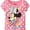Pink, variant on Disney Little Girls' Minnie Mouse Love Minnie Short Sleeve T-Shirt, Pink, 4T