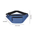thumbnail image 3 of Sling Bag for Women Men QTOCIO Waist Bag Unisex Waist Bag Lightweight Adjustable Shoulder Strap for Sports Fitness Travel Work, 3 of 6