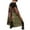 Black, variant on Women's Celestial Print Sheer Mesh High Waist A-Line Long Maxi Skirt Layering Underskirt