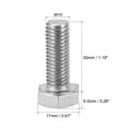 thumbnail image 2 of M8-1.25 x 70mm Hex Screw Bolts A2-70(304) Stainless Steel 5 Pack, 2 of 3
