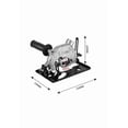 thumbnail image 4 of Heavy-Duty Metal Angle Grinder Stand with Guide Ruler - Universal Multifunctional Cutting Machine Bracket, Thickened Construction, Grinder Mounting Accessory for Handheld Cutters and Polishers, 4 of 5