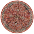 thumbnail image 2 of Rugs.com Lola Collection Rug – 4 Ft Round Brick Red Medium Rug Perfect For Kitchens, Dining Rooms, 2 of 3