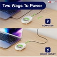 thumbnail image 3 of Undetectable Mouse Mover, Patented, Designed, Engineered, Packaged in USA, Jiggler with Random Movement, Activity and Timer Settings, Glow Ring, and 3D Hologram Design - Glass, 3 of 11