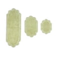 thumbnail image 6 of Home Weavers Allure Collection 100% Cotton Non-Slip Bathroom Rug Set Machine Washable Bathroom Rug-17"x24", Bath Rug- 21"x34", Runner- 21"x54", Green Color 3 Piece Bath Rug set, 6 of 9