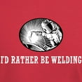 thumbnail image 3 of CafePress - I'd Rather Be Welding Dark T Shirt - Men's Classic Graphic Cotton T-Shirt, 3 of 4