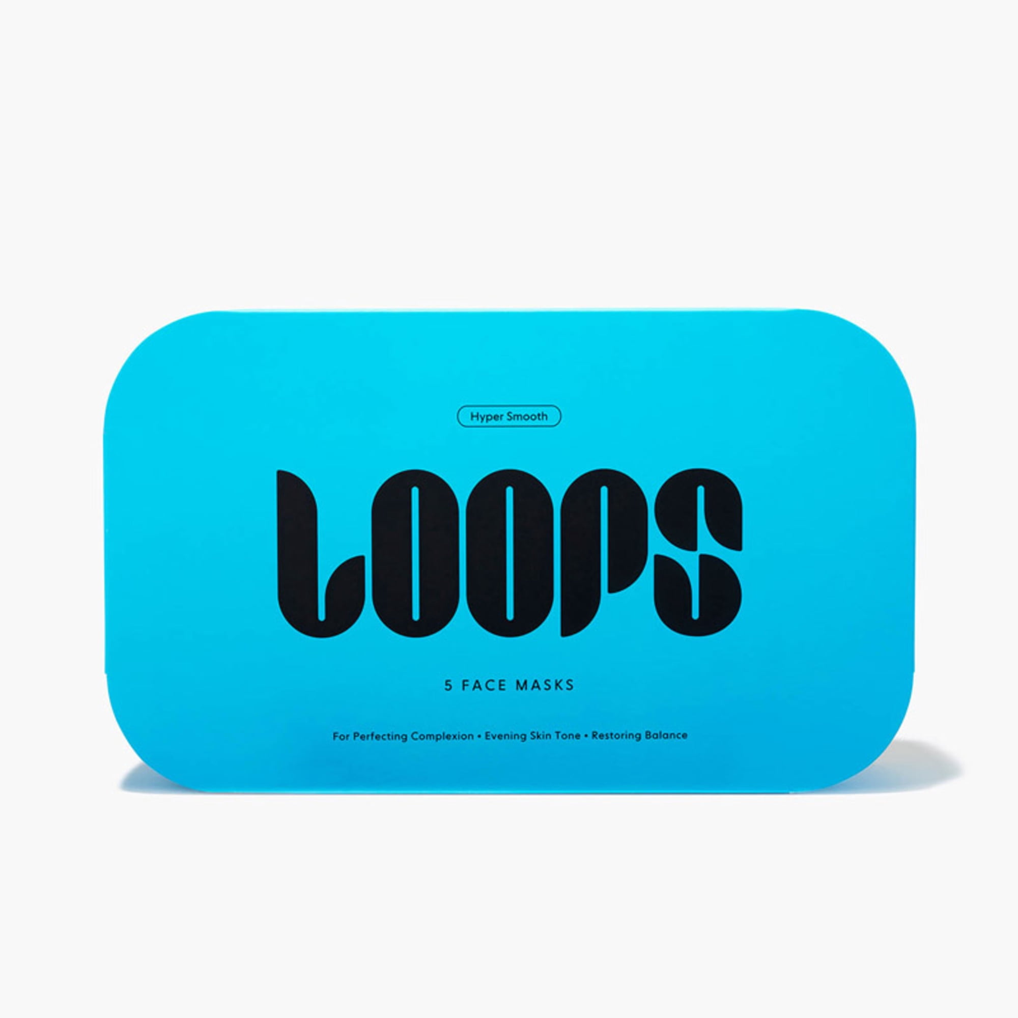 LOOPS Hyper Smooth Dark Spot Hydrogel Face Mask | Evens Skin Tone | 5 Pack
