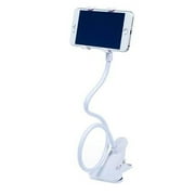 Cell Phone Holder,Universal Bedside Phone Stand,Lazy Bracket,Flexible Long Arms Clip Mount for iPhone X Samsung Galaxy in Bedroom Office Desk-White