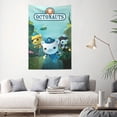thumbnail image 2 of The Octonauts Tapestry Dorm Decor Wall Hanging Tapestries Window Curtain Picnic Mat Beach Blanket 60x40 Inch, 2 of 9