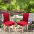 thumbnail image 4 of Birdeem Stretch Dining Chair Covers,One Piece Elastic Slipcover for Home and Hotel Use,Fits Chairs with Back Height 16.9 To 18.9 Inches,Easy Fit Protective Cover, 4 of 8