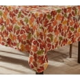 thumbnail image 7 of Newbridge Thanksgiving Leaves are Falling Rectangle Vinyl Tablecloth with Flannel Backing, 60 x 84 Inch, Autumn and Fall Season Contemporary Leaf Print Waterproof Dining Table Cover, 7 of 7