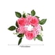 thumbnail image 3 of Corona De Velas De Plástico Con Rosas Simuladas Corona de rosas de seda roja con diseño de sandía para decoración de velas de boda, fiestas y ambiente festivo (1 unidad) JASKFLY, 3 of 9