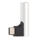 thumbnail image 2 of Adaptador de auriculares tipo C a 3,5 mm Soporte de chip DAC 32 bits 384 KHz Adaptador tipo C a 3,5 mm Plata Blanco, 2 of 9