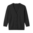 thumbnail image 7 of Drses Women 2026 Lightweight Knit Cardigan, 3/4 Long Sleeve V Neck Button Bolero Shrug Summer Cover Up, 7 of 7