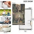 thumbnail image 6 of Dreamtimes Flowers Growing on Skull Bath Towels Set 16×28 inches, Cotton Face Towel Water Absorbent Lightweight Quickdry Hand Towels for Bathroom Ktichen Travel Gym, 6 of 7