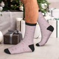 thumbnail image 7 of Rocae Minimalist Snowflake for Adult Socks Casual Athletic Stretchy Loose Socks for Women Men Non-Slip Middle Tube Socks, 7 of 7