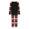 thumbnail image 6 of Family Christmas Pajamas Matching Sets, Xmas Matching Pjs Adults Kids Plaid Long Sleeve Tops Pants Holiday Sleepwear, 6 of 10