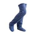 thumbnail image 4 of Segolike Plush Leg Warmers Cosplay Accessories Boot Cuffs Foot Wrap Slipper Stockings Blue, 4 of 8