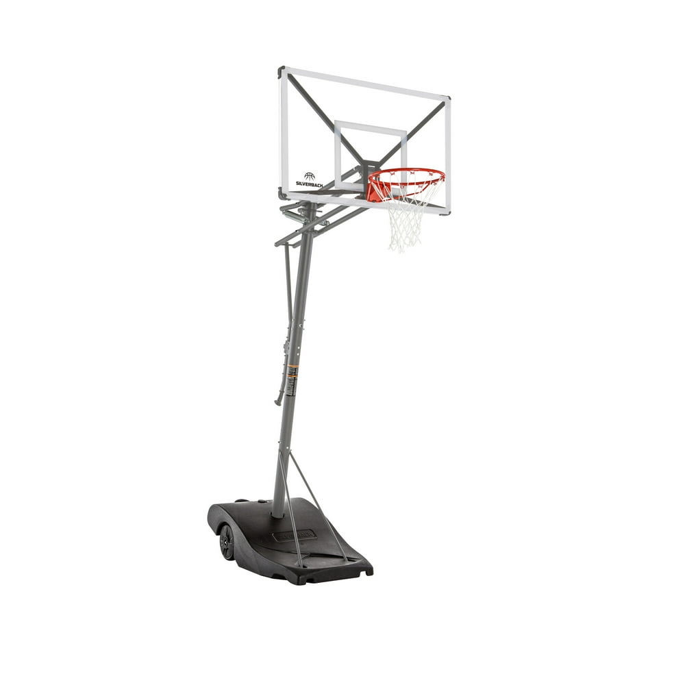 Silverback SBX 54" Backboard Portable HeightAdjustable Basketball Hoop