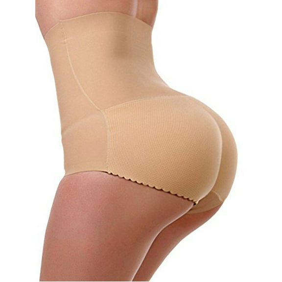 LELINTA Women's High Waist Tummy Control Padded Butt lifter Enhancer Panties Slimming Underwear Body Shaper